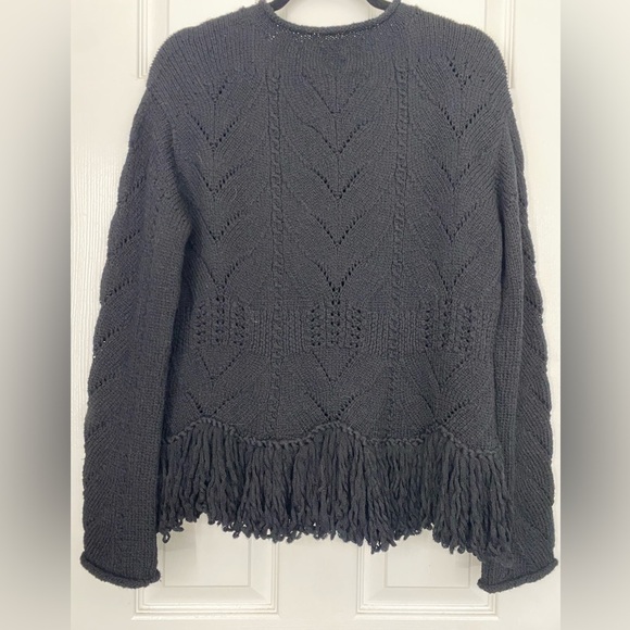 Fill De Vie 100% Wool Sweater, Made/Imported fm Bolivia Oversized Cableknit Sz S - Picture 7 of 9